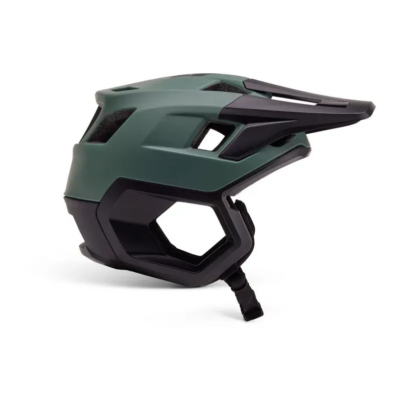 Fox Dropframe Helmet in Hunter Green
