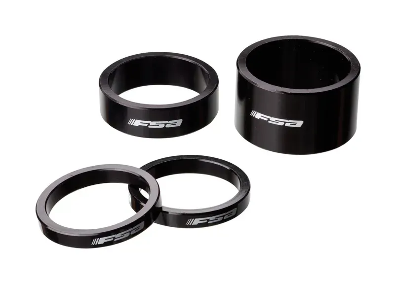 FSA 1.1/8 5mm Alloy Headset Spacer in Black