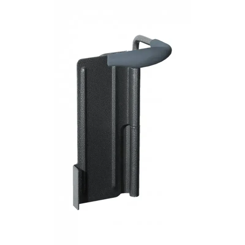 Delta Hinged Single Bike Hook in Black