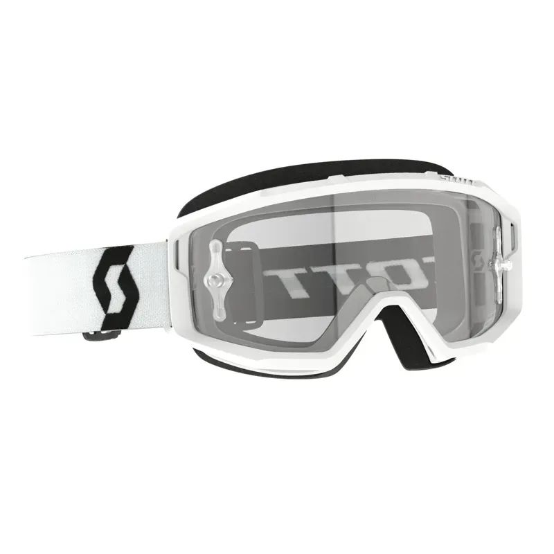 Scott Primal Clear Goggle In White/Clear Works
