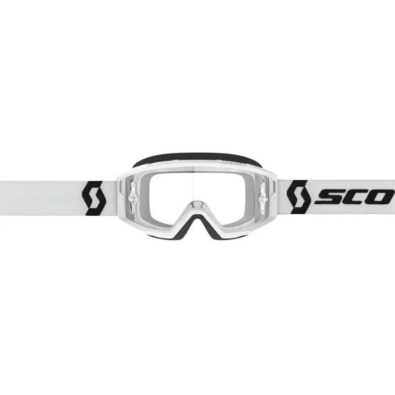 Scott Primal Clear Goggle In White/Clear Works-1