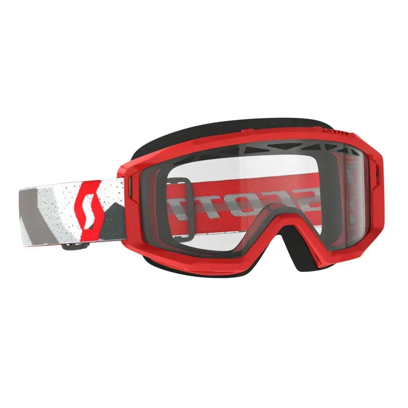Scott Primal Enduro Goggle In Camo White/Red/Clear