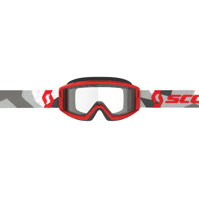 Scott Primal Enduro Goggle In Camo White/Red/Clear-1