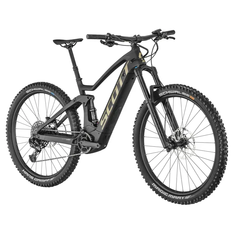 2022 Scott Genius eRIDE 910 Electric Bike in Black-2