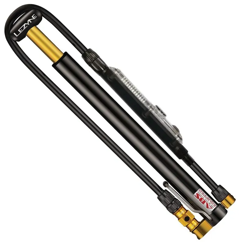 Lezyne Micro High Pressure Digital HPG Compact Track Pump in Black