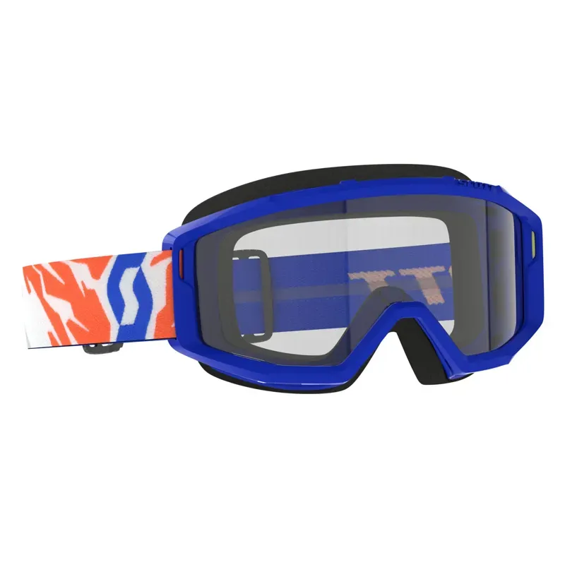 Scott Primal Youth Goggles in Blue/Clear