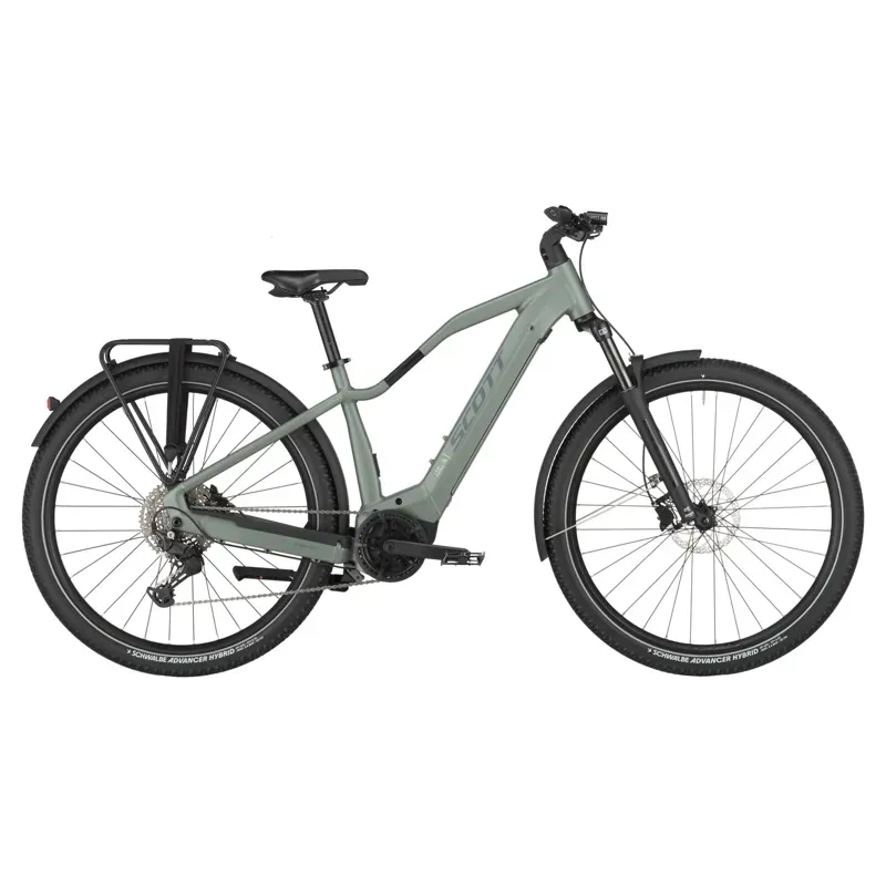 Scott Axis 40 E-Hybrid Bike in Highland Green