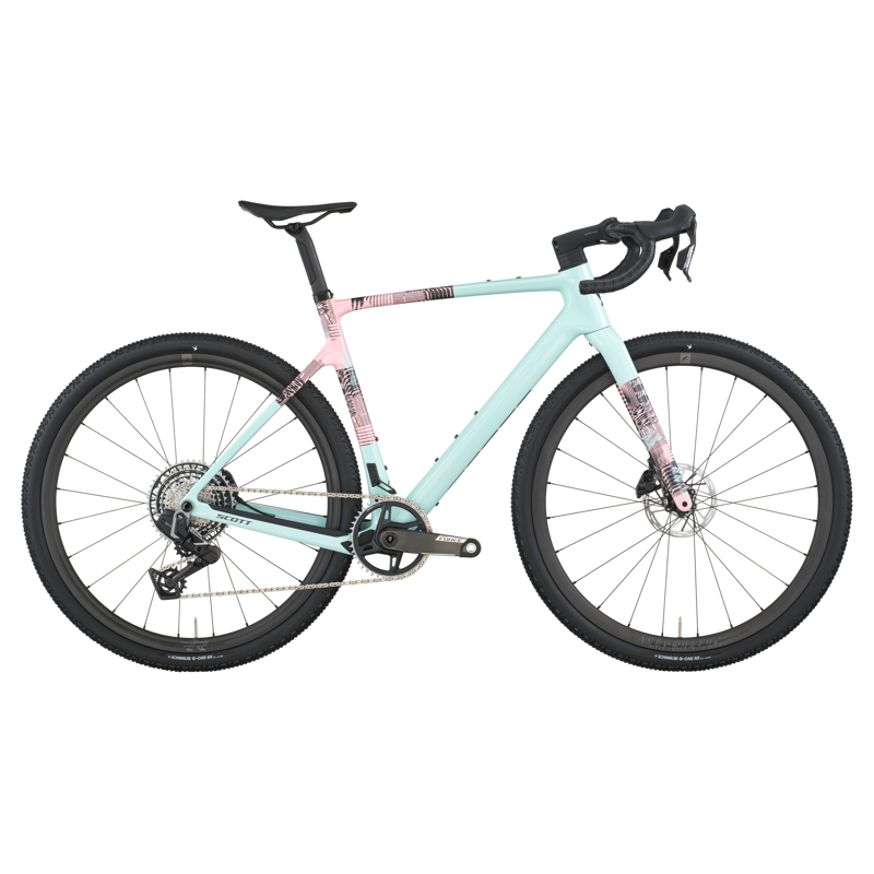Bike Addict 10 Gravel Bike in Gelato Blue/Gelato Pink