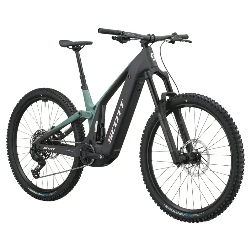 Scott Patron ST 10 eMoutnain Bike in Moss Green/Carbon Black-1