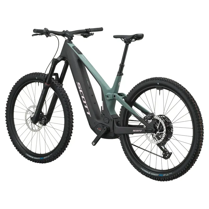 Scott Patron ST 10 eMoutnain Bike in Moss Green/Carbon Black-2
