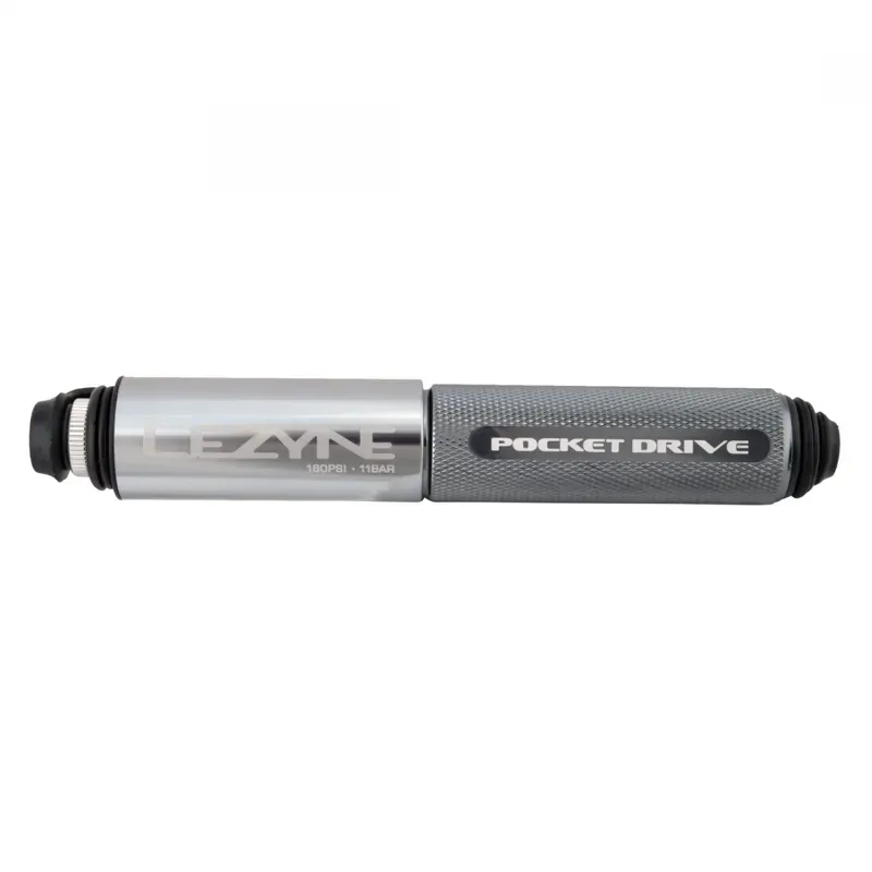 Lezyne Pocket Drive Mini Pump in Gunmetal Grey