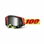100% Racecraft 2 Goggles in Flash Silver Lens Wiz