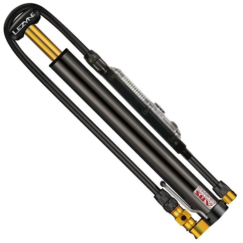 Lezyne Micro High Volume Digital HVG Compact Track Pump in Black