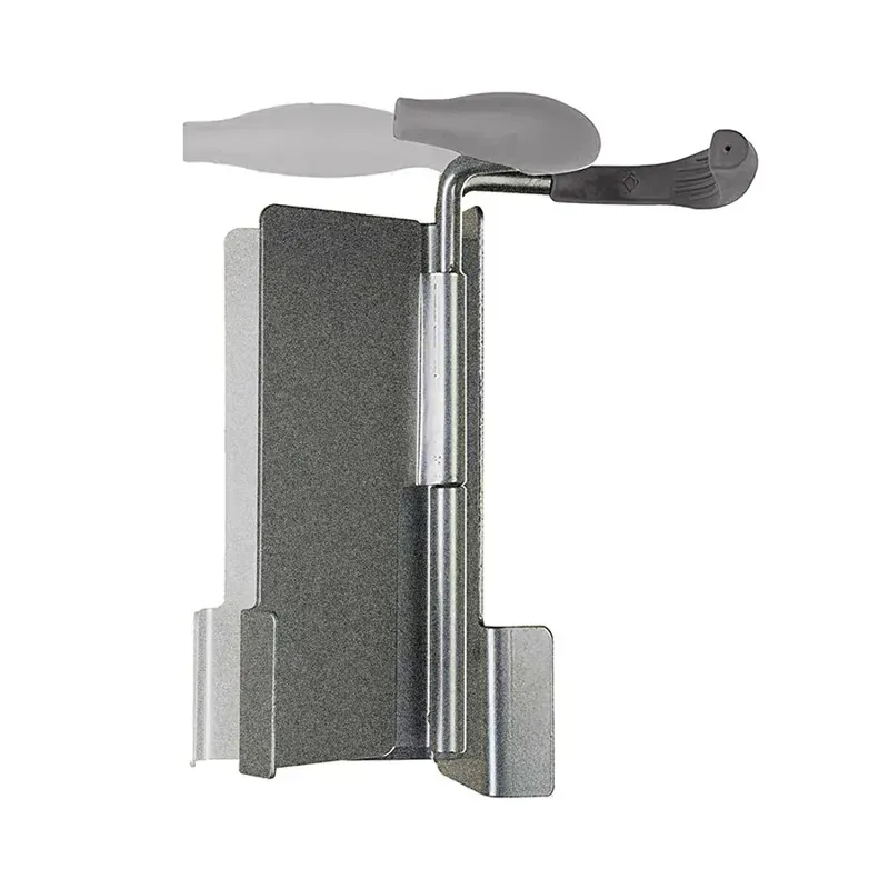 Delta Hinged Single Bike Hook in Black-2