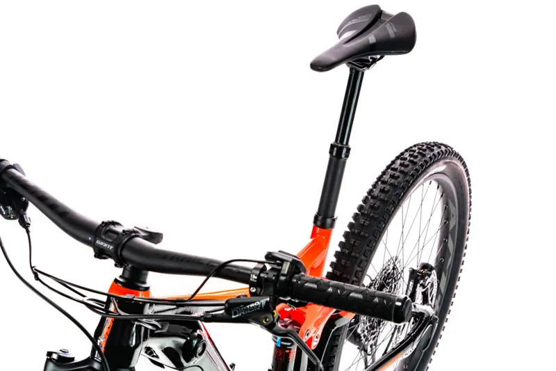 2020 Giant Trance E+ 3 Pro Electric FS Mountain Bike in Red-2