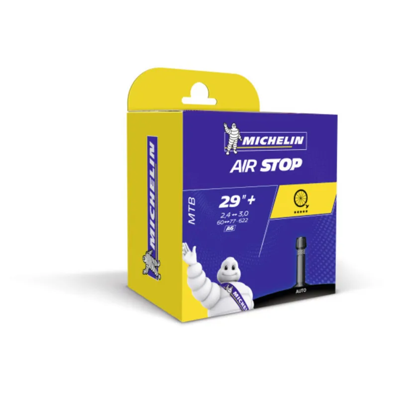 Michelin Airstop 29x2.4 - 3.1 Schrader MTB Inner Tube in Black -9