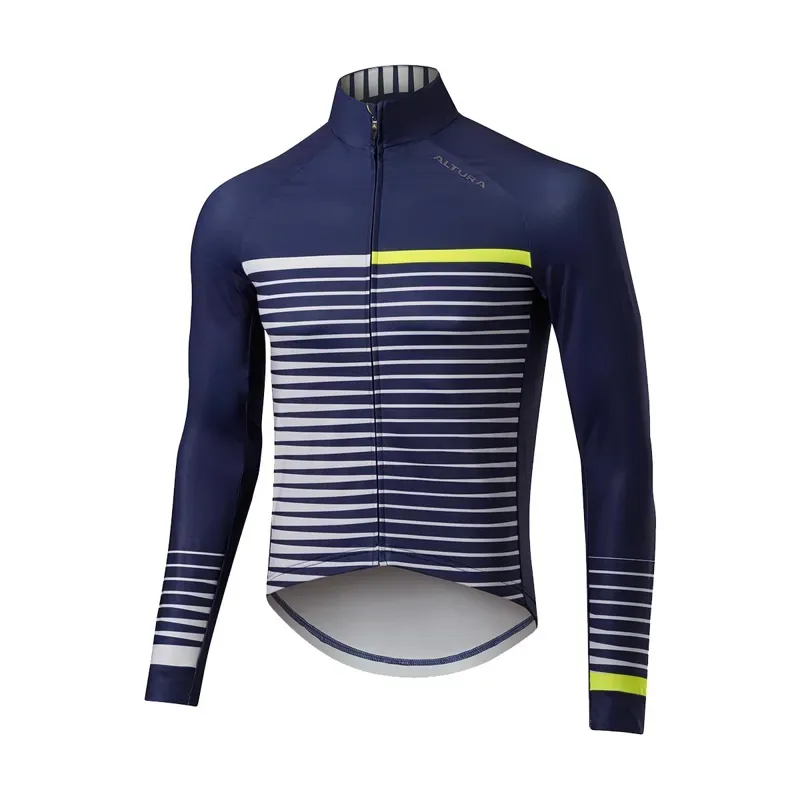 Altura Icon Long Sleeve Block Pattern Jersey In Blue