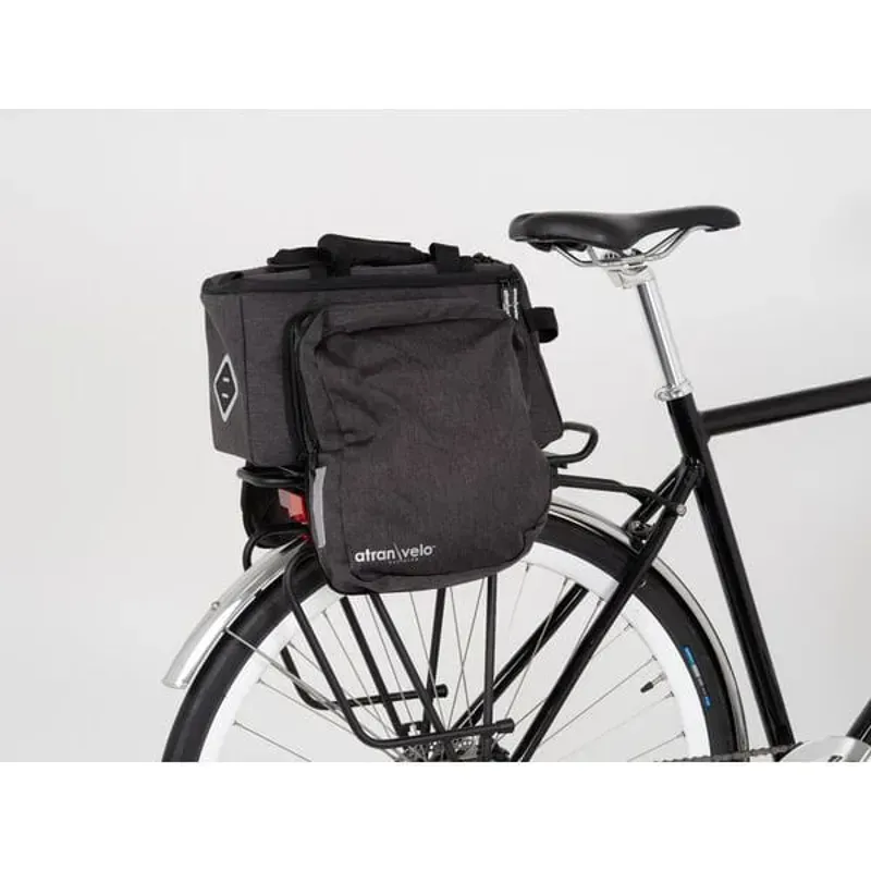 Atranvelo ZAP Top AVS Bag w/Mini-Panniers in Black-2