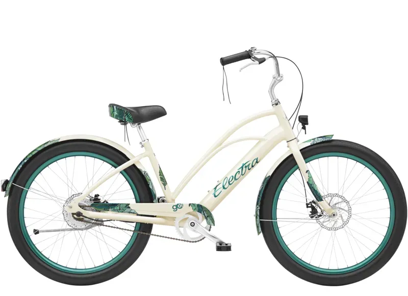 2022 Electra Bali Cruiser Go! Step Thru Medium Electric Bike in Beige
