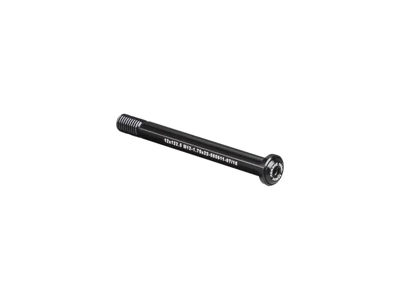 Skewer Bontrager Thru 12 X 122mm Axle Length BLACK front 122mm