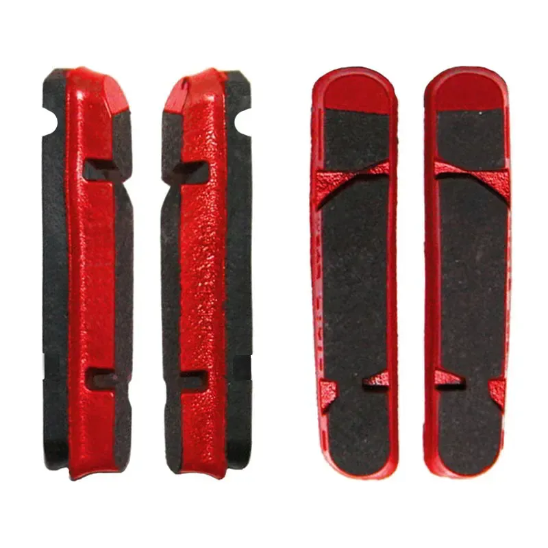 Campagnolo Carbon Brake Pad Insert 4-pack in Red-1