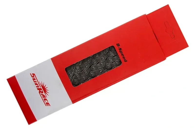 Sunrace CNM84 8-speed 116-link Chain in Silver-2