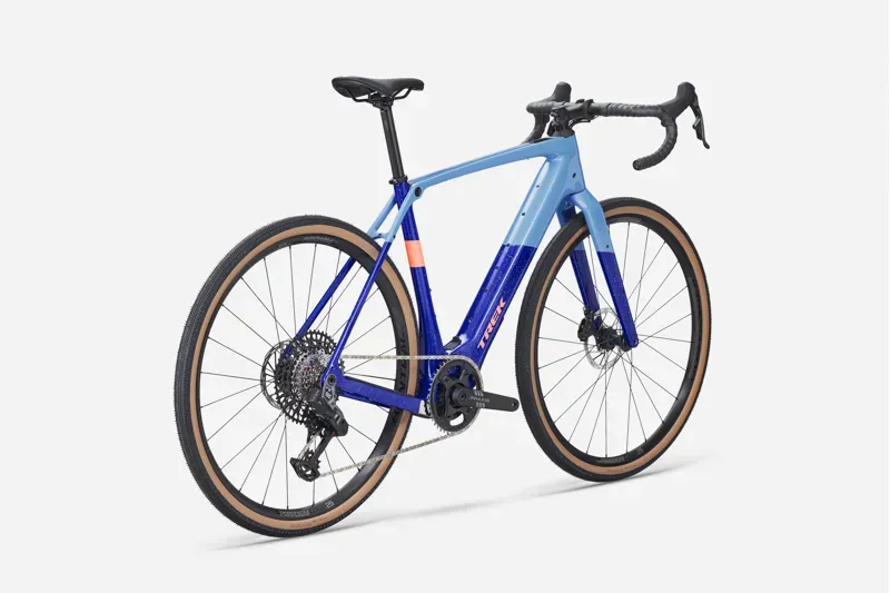 Trek Checkpoint+ SL 6 AXS Carbon E-Gravel Bike In Fjord Blue/Blue in Blue-1