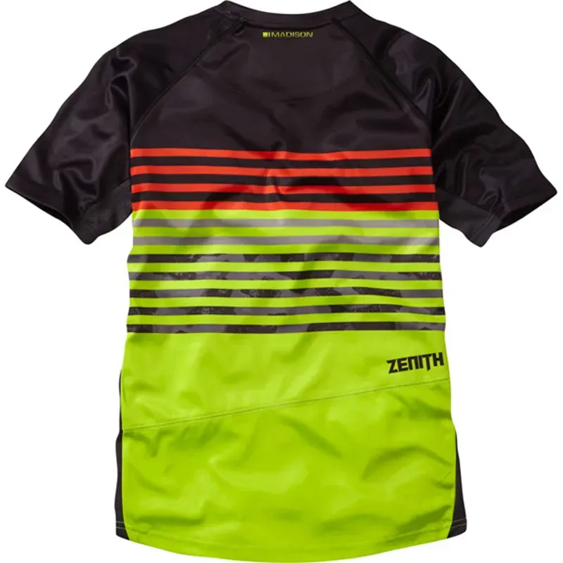 Madison Zen Short Sleeved Youth Jersey in Black-1