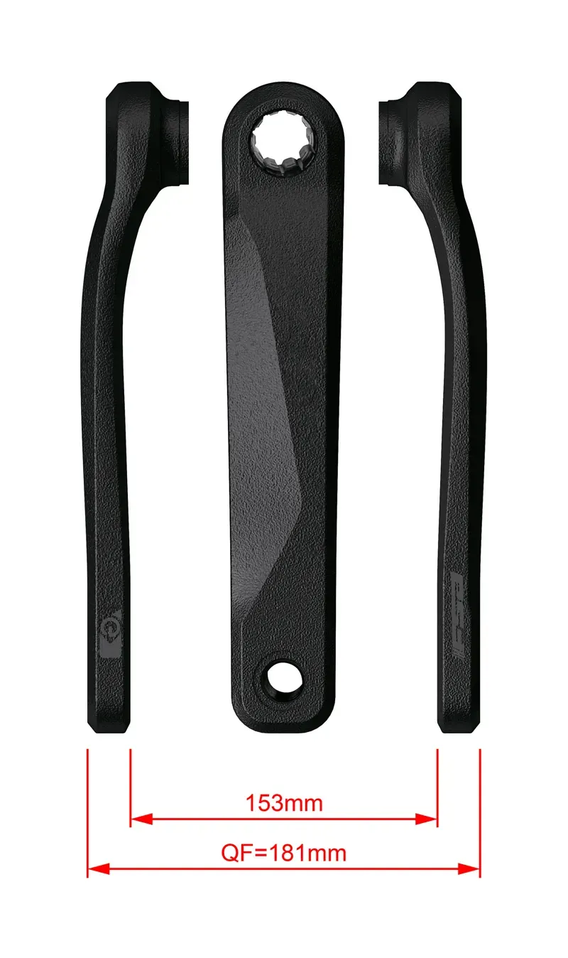 CRANKSET CK-220 Bosch 19.0mm 165mm Black