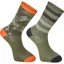 Madison Sportive 2 Pack Long Socks in Green
