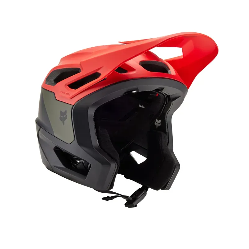 Fox Dropframe Pro Helmet in Orange Flame-1