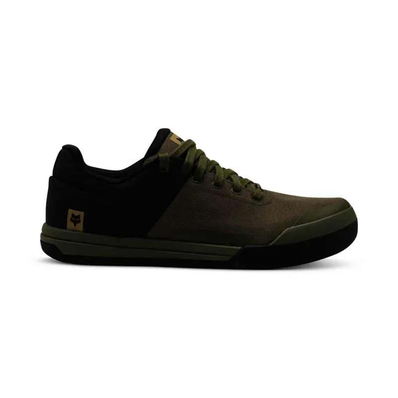 Fox Union Canvas Shoes in Olive Green