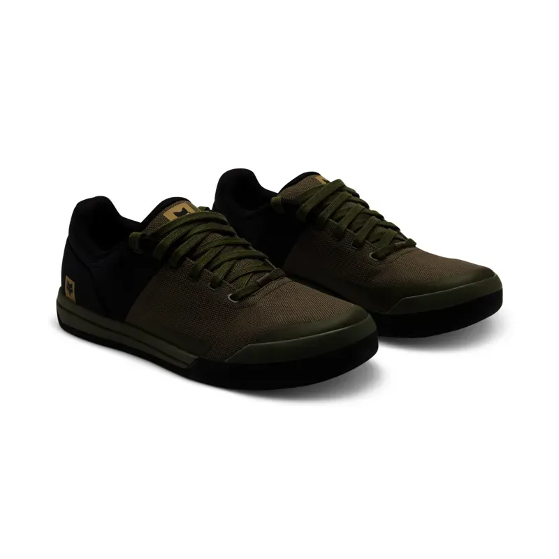 Fox Union Canvas Shoes in Olive Green