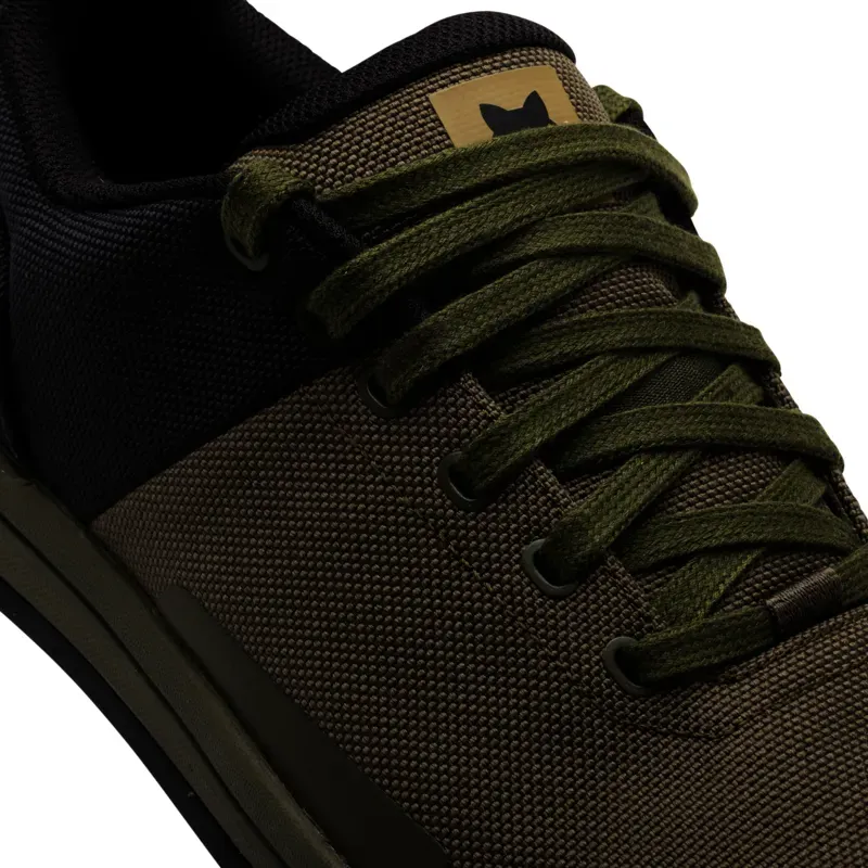 Fox Union Canvas Shoes in Olive Green-7
