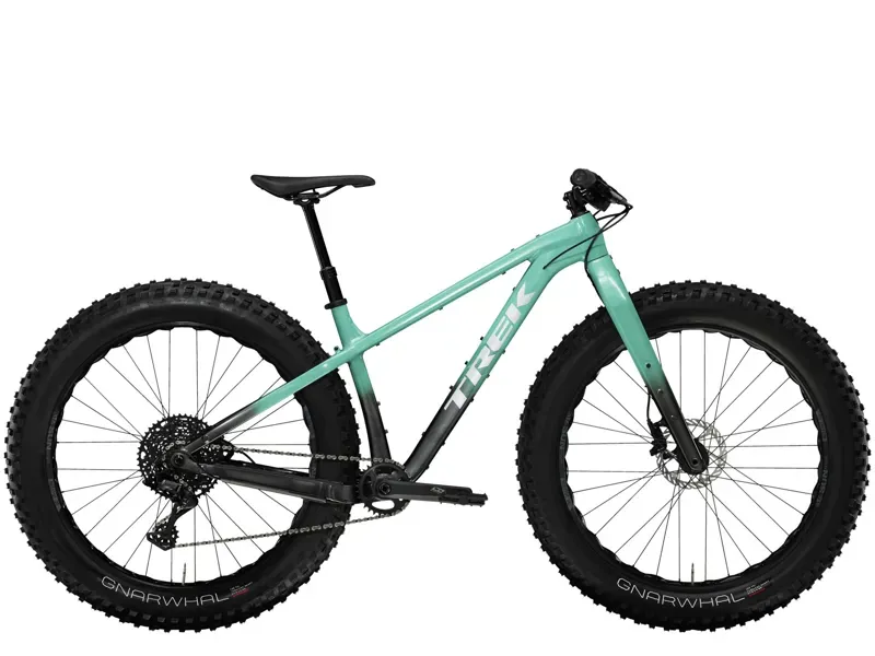 Trek Farley 5 Fat Bike in Blue Sage to Lithium Grey Fade