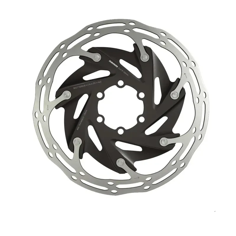 Sram Centerline X Road 2 Piece Rounded Rotor in Black
