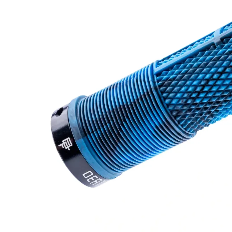 DMR DeathGrip 2 Thin Flangeless Grips in Blue Marble-3