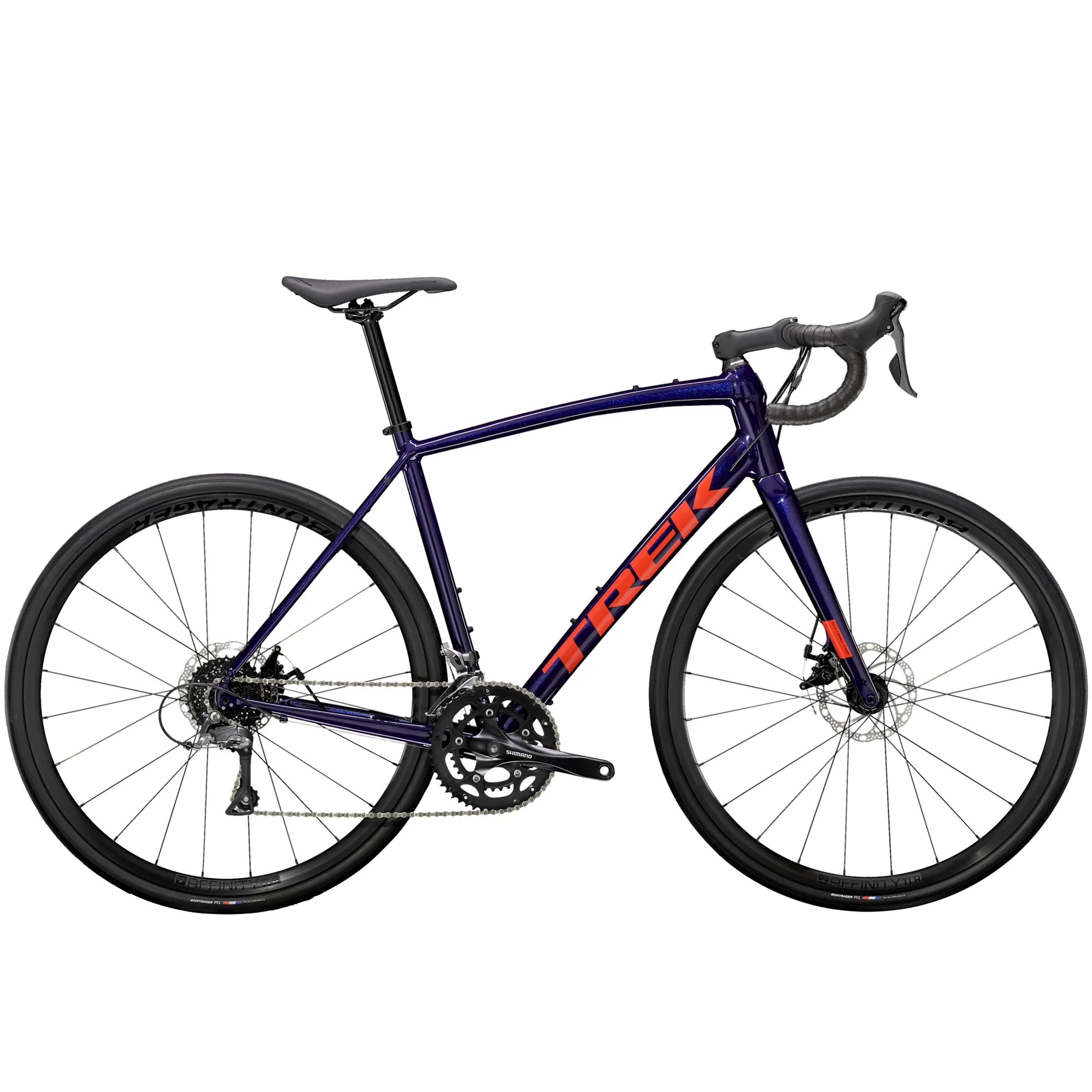Trek Domane AL Disc Road Bike in Purple - Main Image