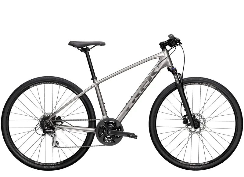 Trek Dual Sport 2 Hybrid Bike in Silver