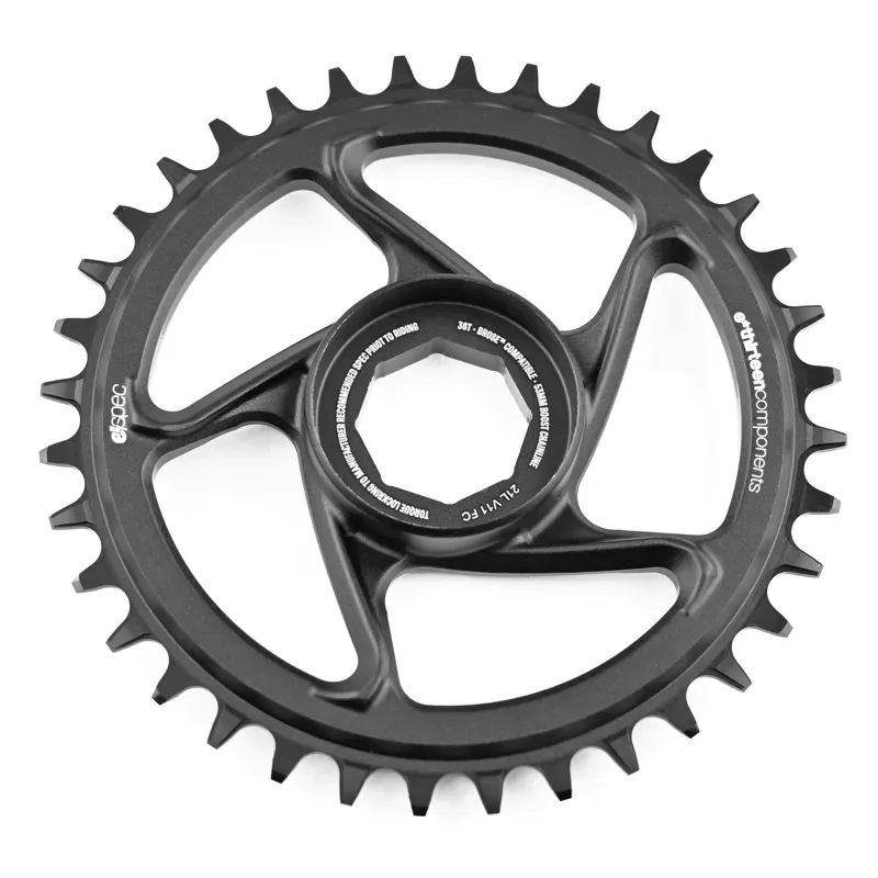 E-Thirteen eSpec 34-tooth Direct Mount Chainring in Black-4