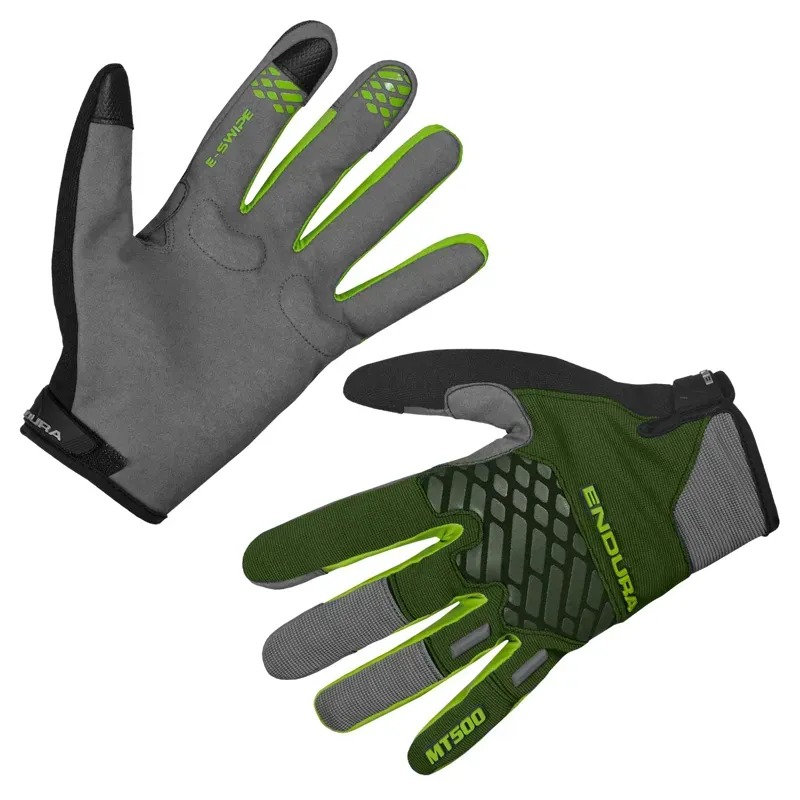 Endura MT500 Gloves in Green
