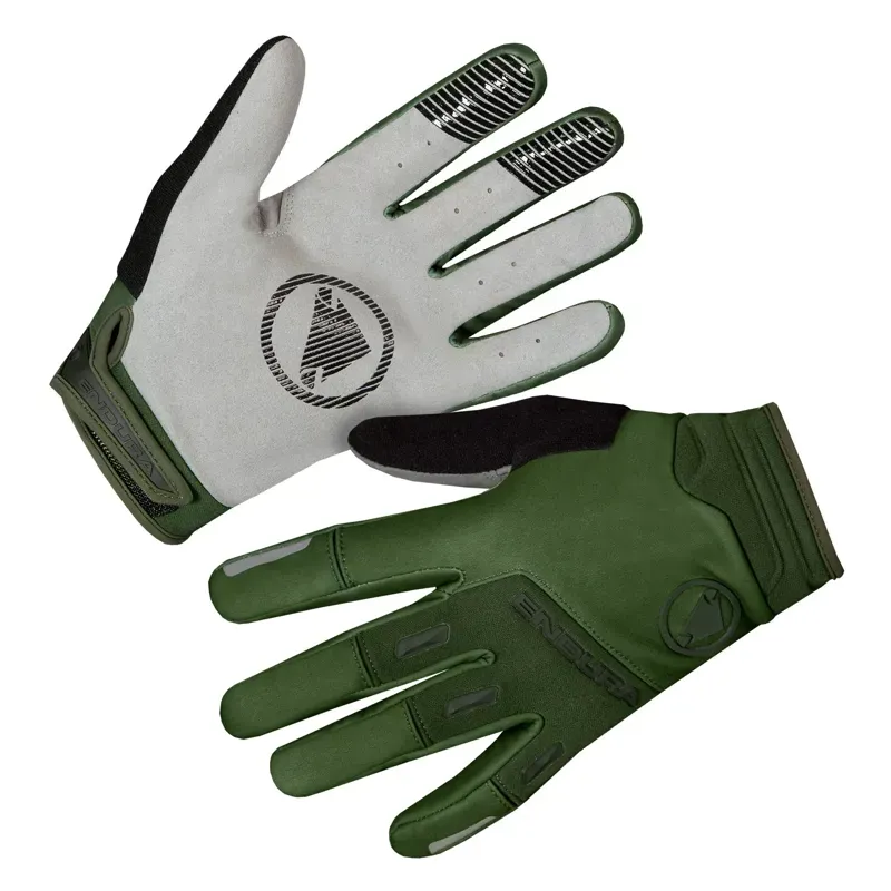 Endura SingleTrack Windproof MTB Glove in Green