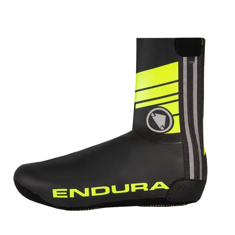 Road Overshoe Black/Yellow Medium