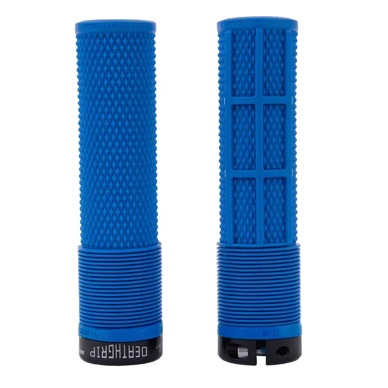 DMR Brendog DeathGrip Flangeless Thin Grips in Royal Blue
