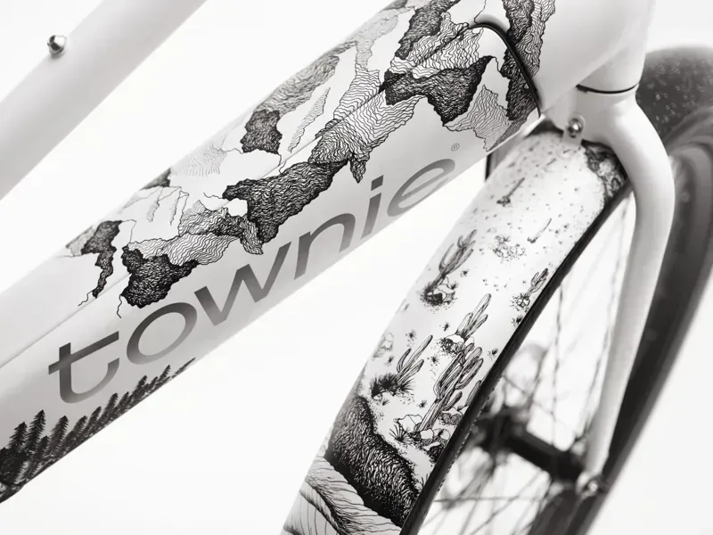 Electra Townie Path Go! 10D Step-Thru E-Bike in Pearl White-2