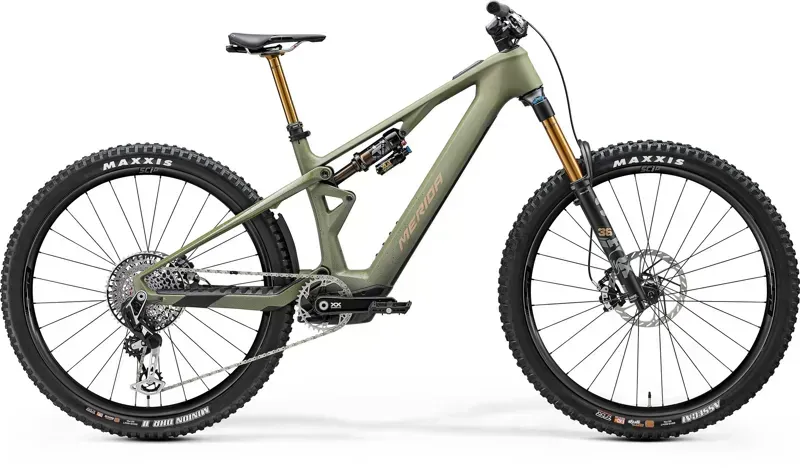 Merida eOne-Sixty SL 10K eMountain Bike in Anaconda Green