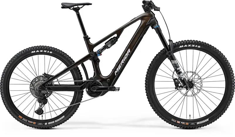 Merida eOne-Sixty 7000 E-Mountain Bike In Gold/Silver