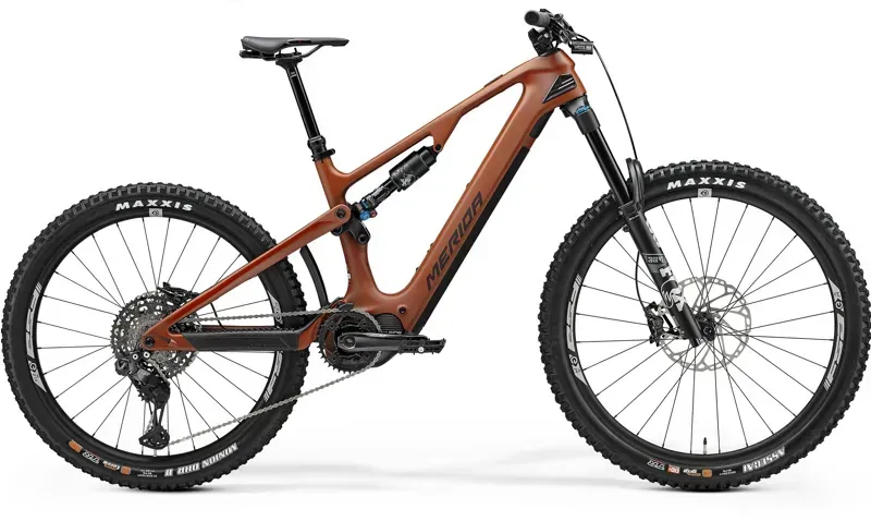 Merida eOne-Sixty 8000 E-Mountain Bike In Silk Brown/Black