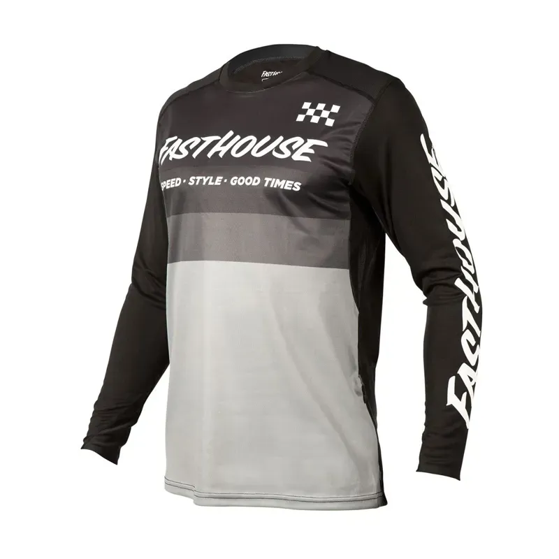 Fasthouse Alloy Kilo Youth Jersey in Black/Grey