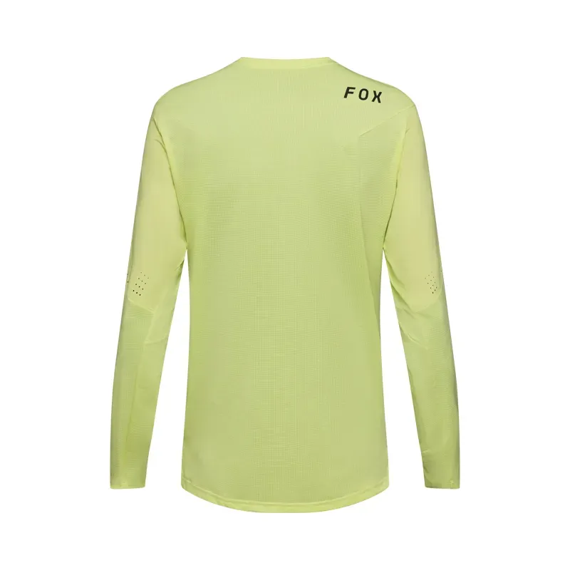 Fox Flexair Long Sleeve Jersey in Lime Green-1